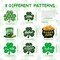 10 PCS St Patricks Day Outdoor Decorations St. Patrick's Day Yard Signs with Stakes Irish Hat Shamrock Pot of Gold Decorations for Saint Patty's Day Outside Lawn Yard Garden Pathway Decor